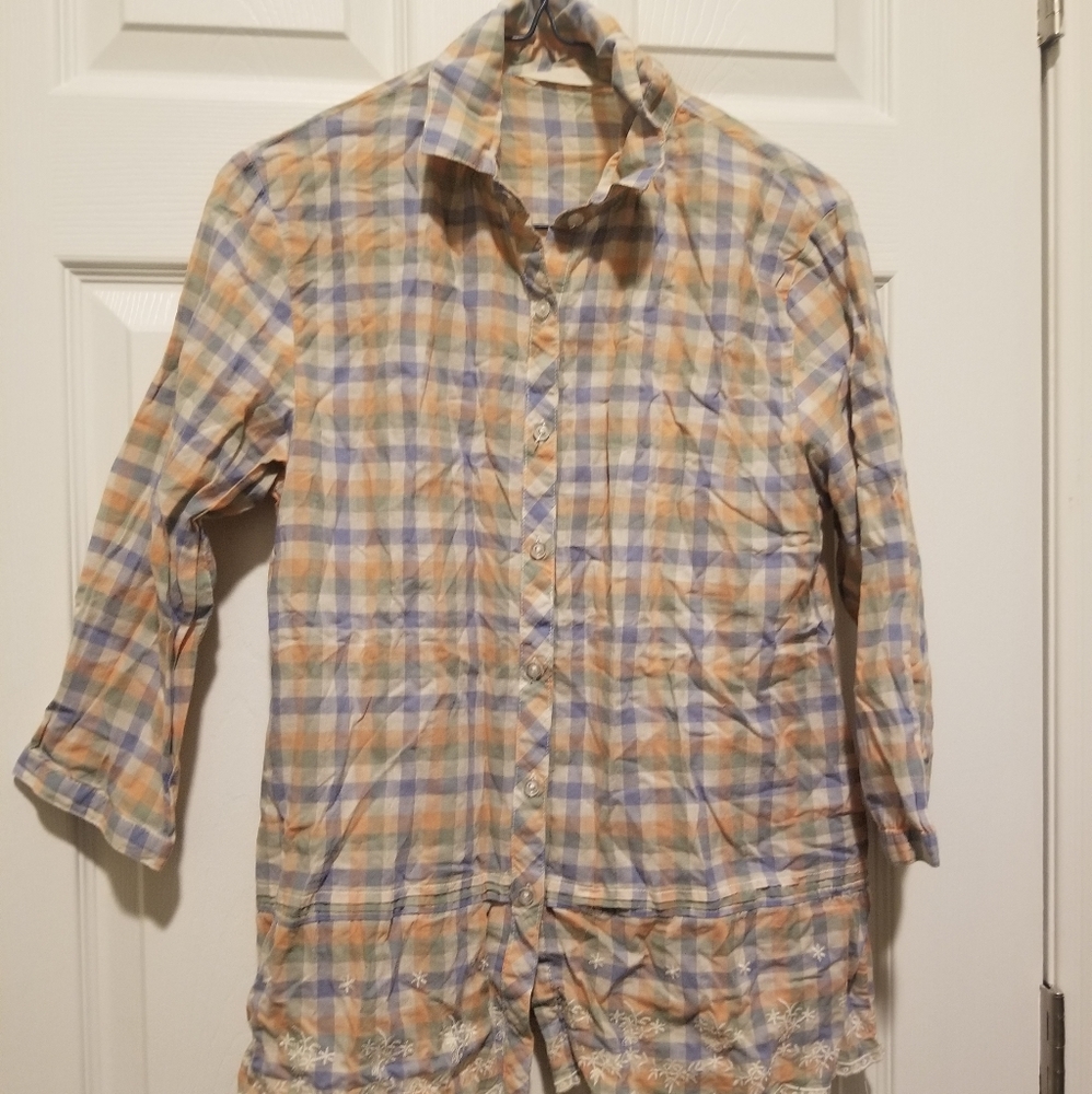 💟 FREE add on - checkered  shirt